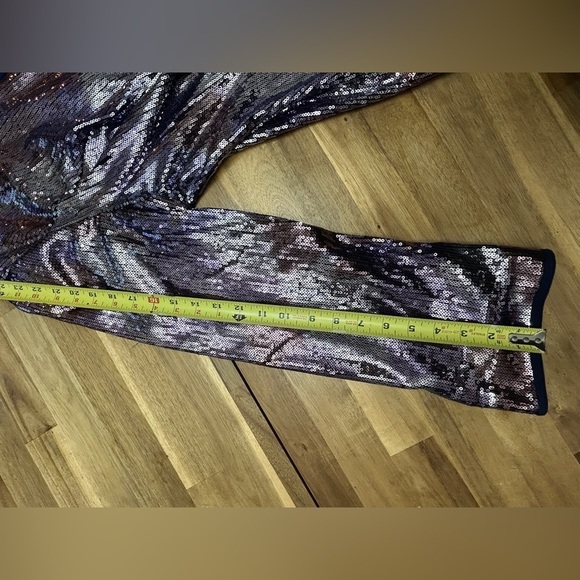 Picadilly Fashions Sequin Open Front Blazer Shiny Sparkly Size XXL - Picture 9 of 12